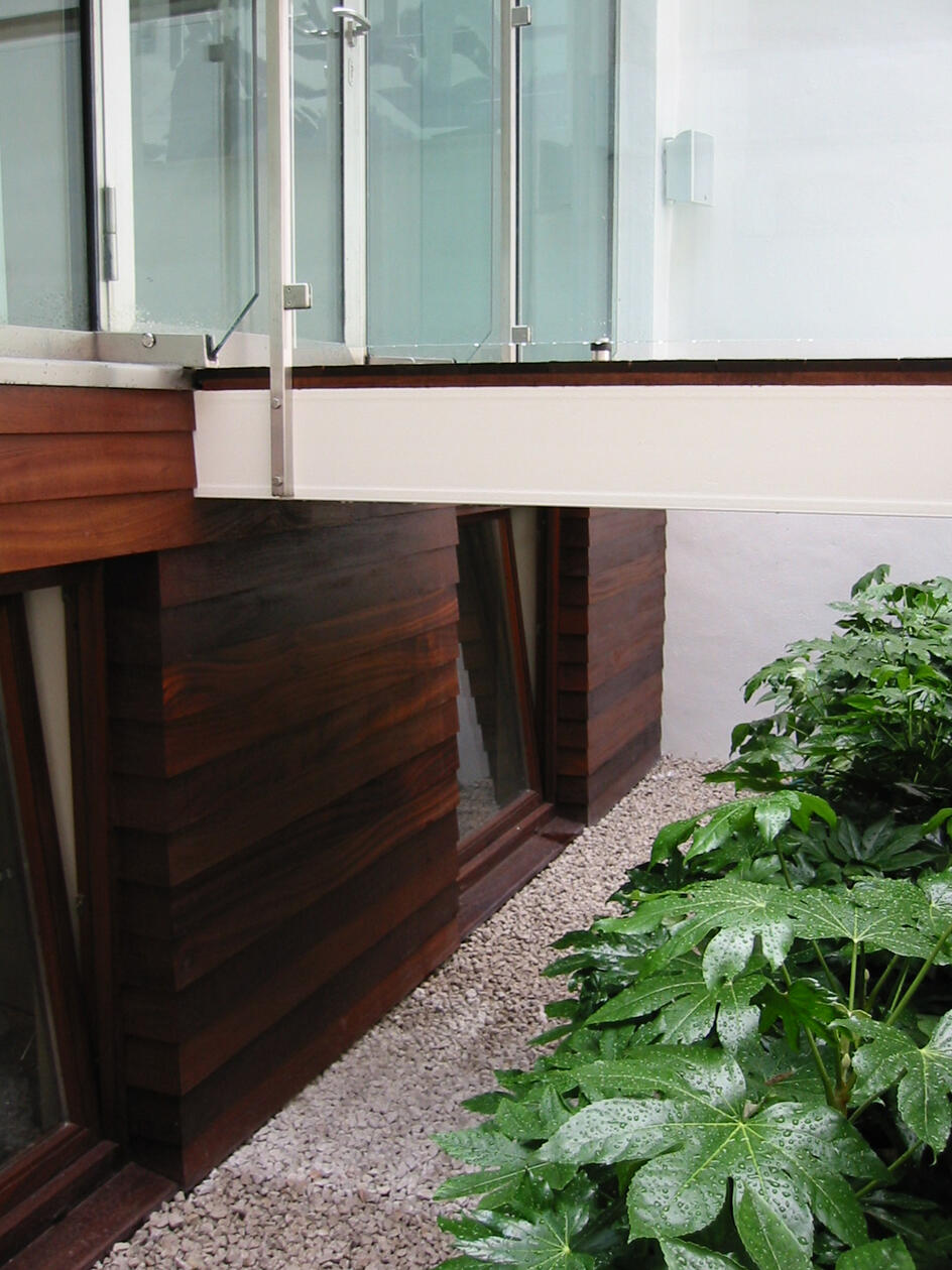Bridge to garden