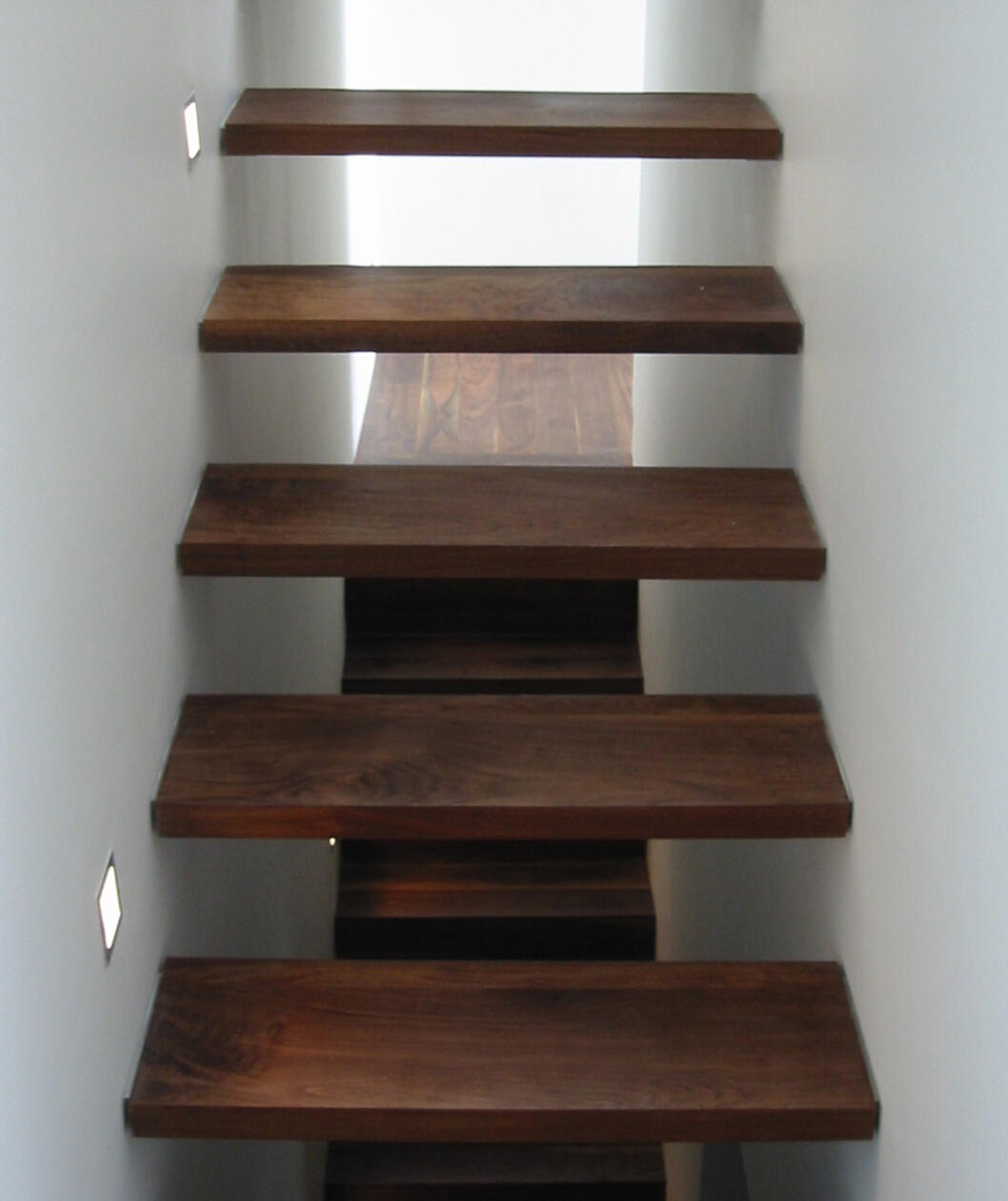 Stairs to mezzanine